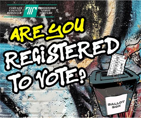 Registered to vote ENGLISH GRAPHIC