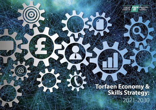Torfaen Economy & Skills Strategy 2021-2030 Cover
