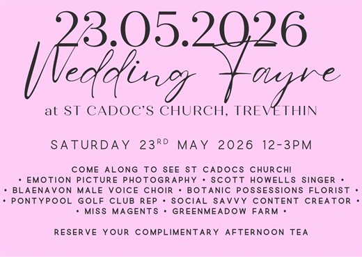 St Cadoc&amp;#39;s Church Trevethin Wedding Fayre