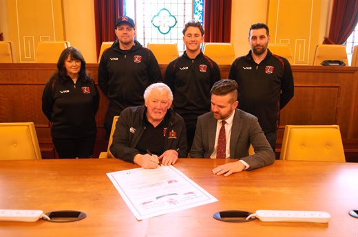 Pontypool RFC honoured with Freedom of the Borough