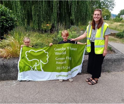 Another Green Flag flying high in Torfaen