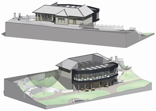 Cafe Proposed 3D Views