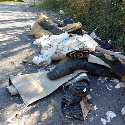 Stewart Evans fly-tipping