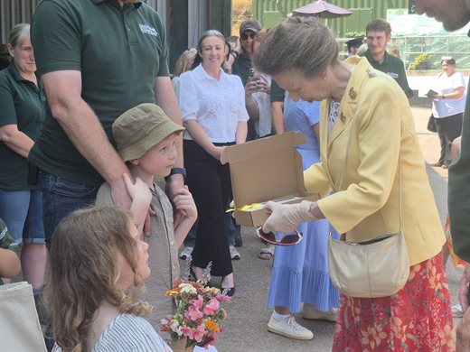 Princess Royal farm visit