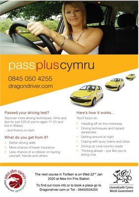 Pass Plus Cymru poster