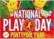 Free play equipment on National Play Day 2020