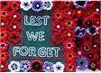 Remembrance Sunday; remembering the fallen at home