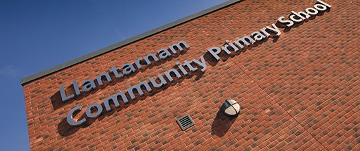 Llantarnam Community Primary School - The new sign