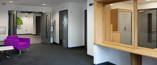 Llantarnam Community Primary School - The welcome lobby