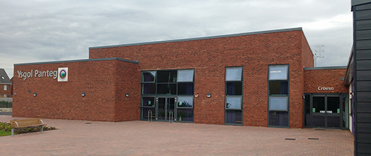 Ysgol Panteg - The hall and main entrance