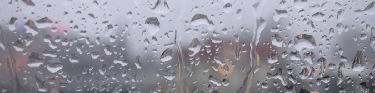 Rain on a window