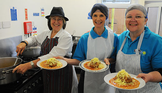 Cooks at Ysgol Panteg