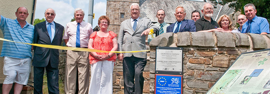 Community Links - Opening of Churchwood Footpath