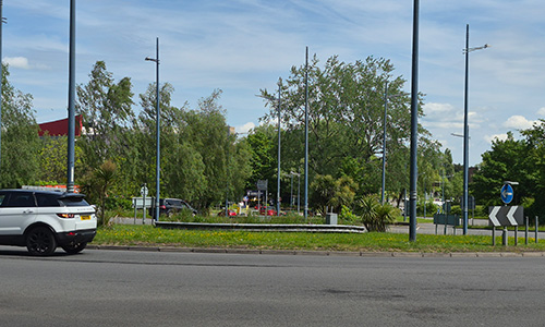 Junction of Cwmbran Drive (A4051) & Greenforge Way