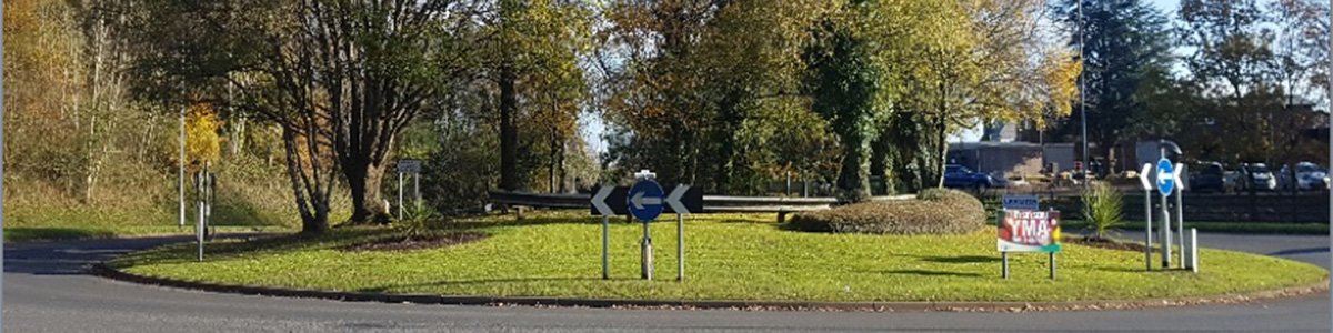 Sponsored roundabout