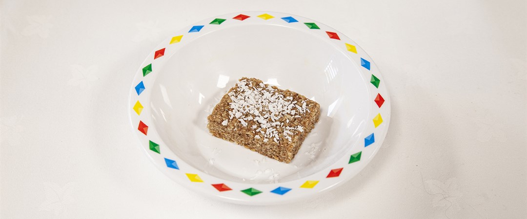 Chocolate and coconut flapjack