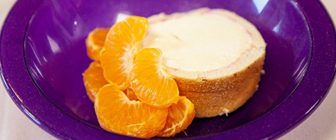 Ice Cream Roll with Fruit
