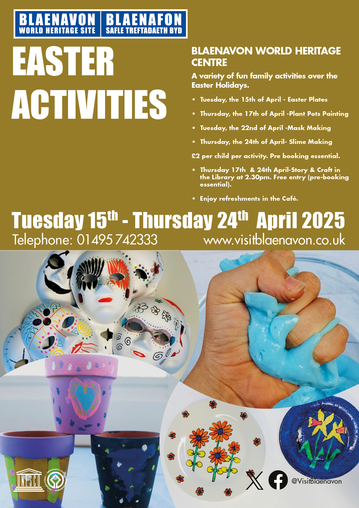 Easter activities at Blaenavon World Heritage Centre