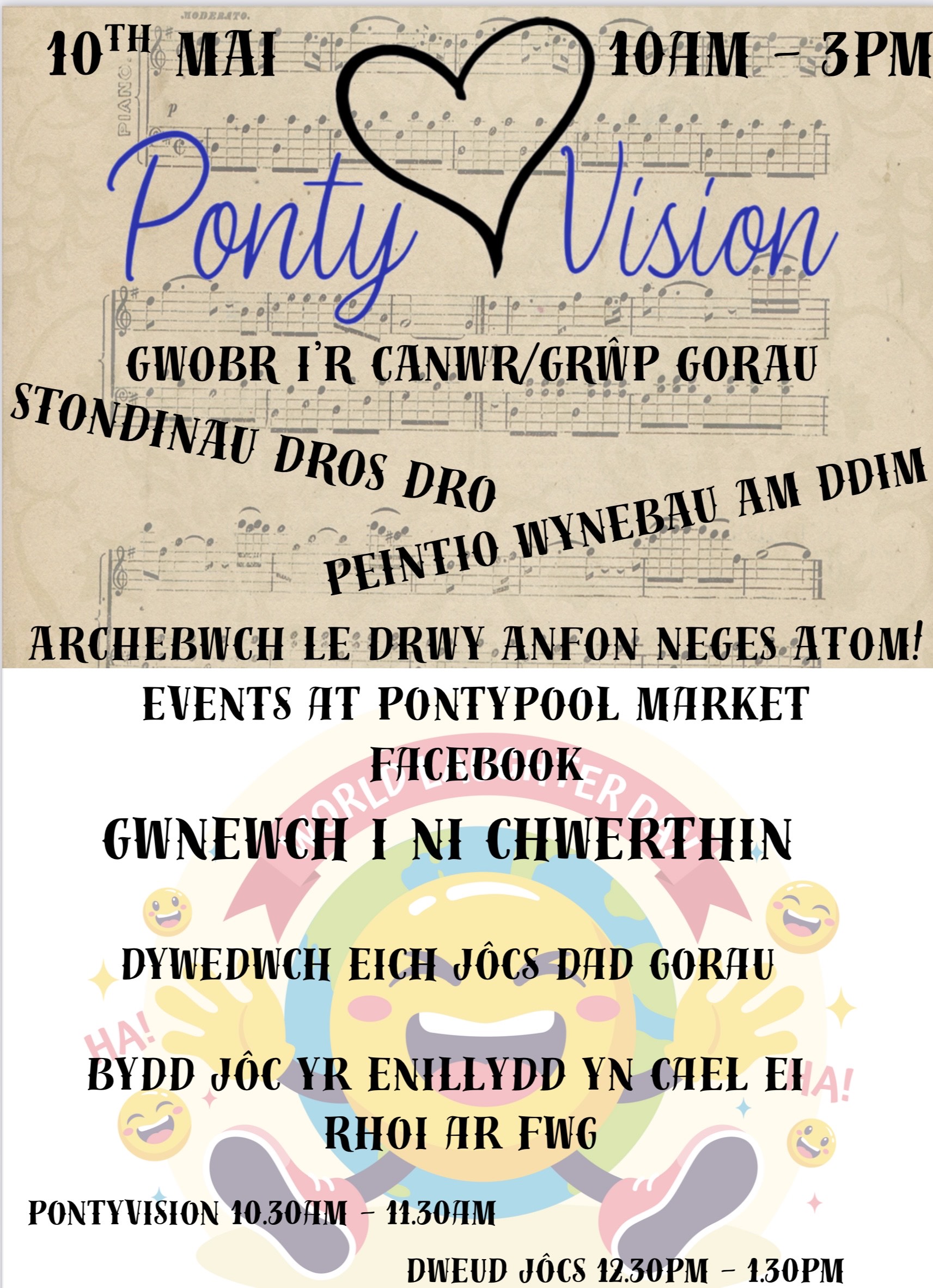 World Laughter Day Event Poster