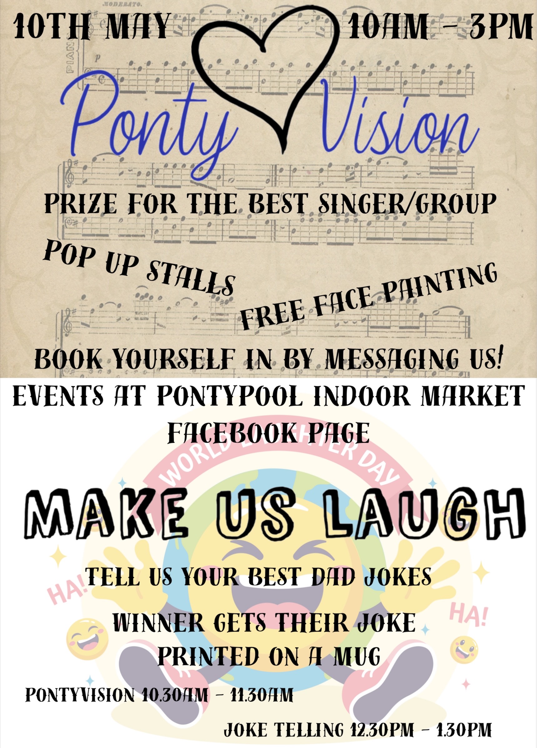 World Laughter Day Event poster