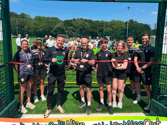 Official opening of a new state-of-the-art 3G pitch at Cwmbran High School