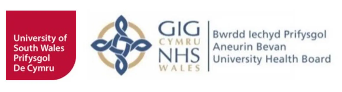 University of South Wales and Aneurin Bevan University Health Board Logos