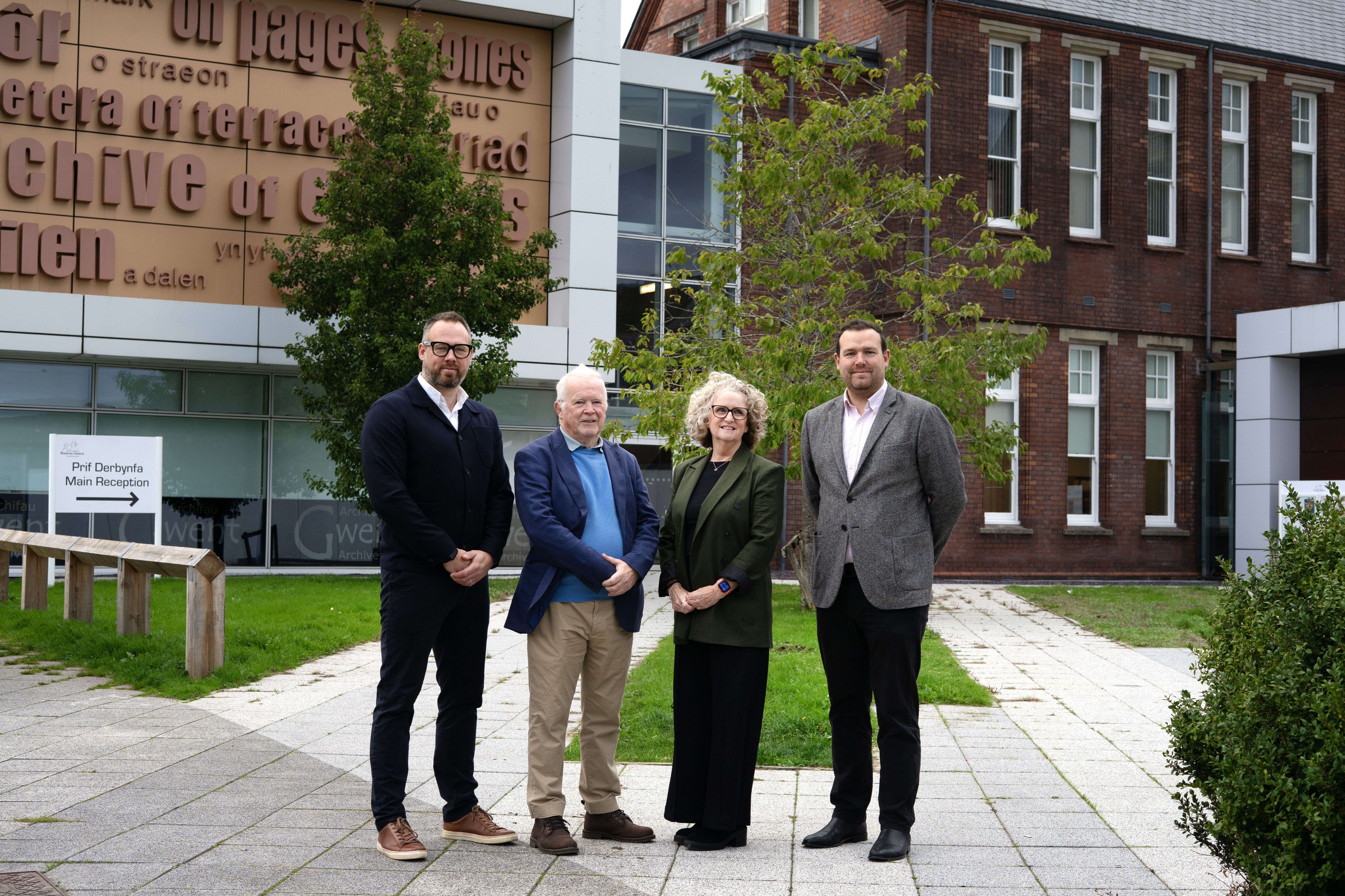 Benji Slater from Cityheart, Cllr John Morgn, Cllr Joanne Gauden, Chris Wheeler from Willmott Dixon Developments