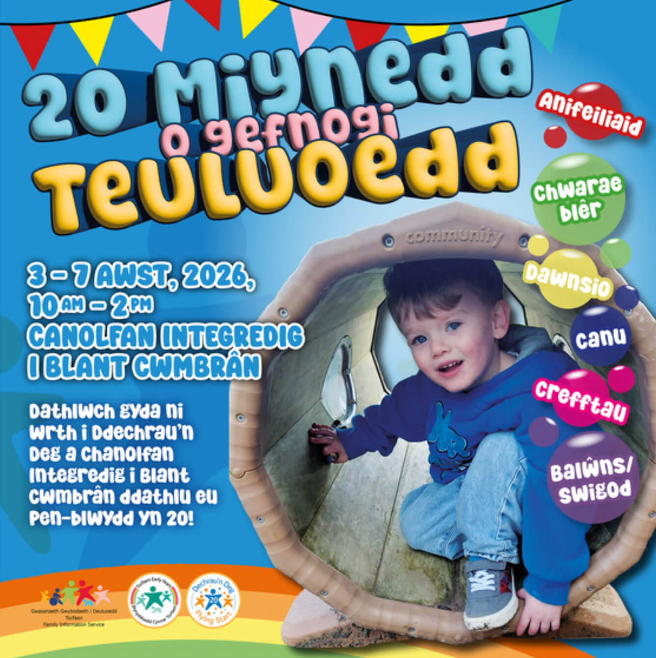 Poster advertising free family fun week