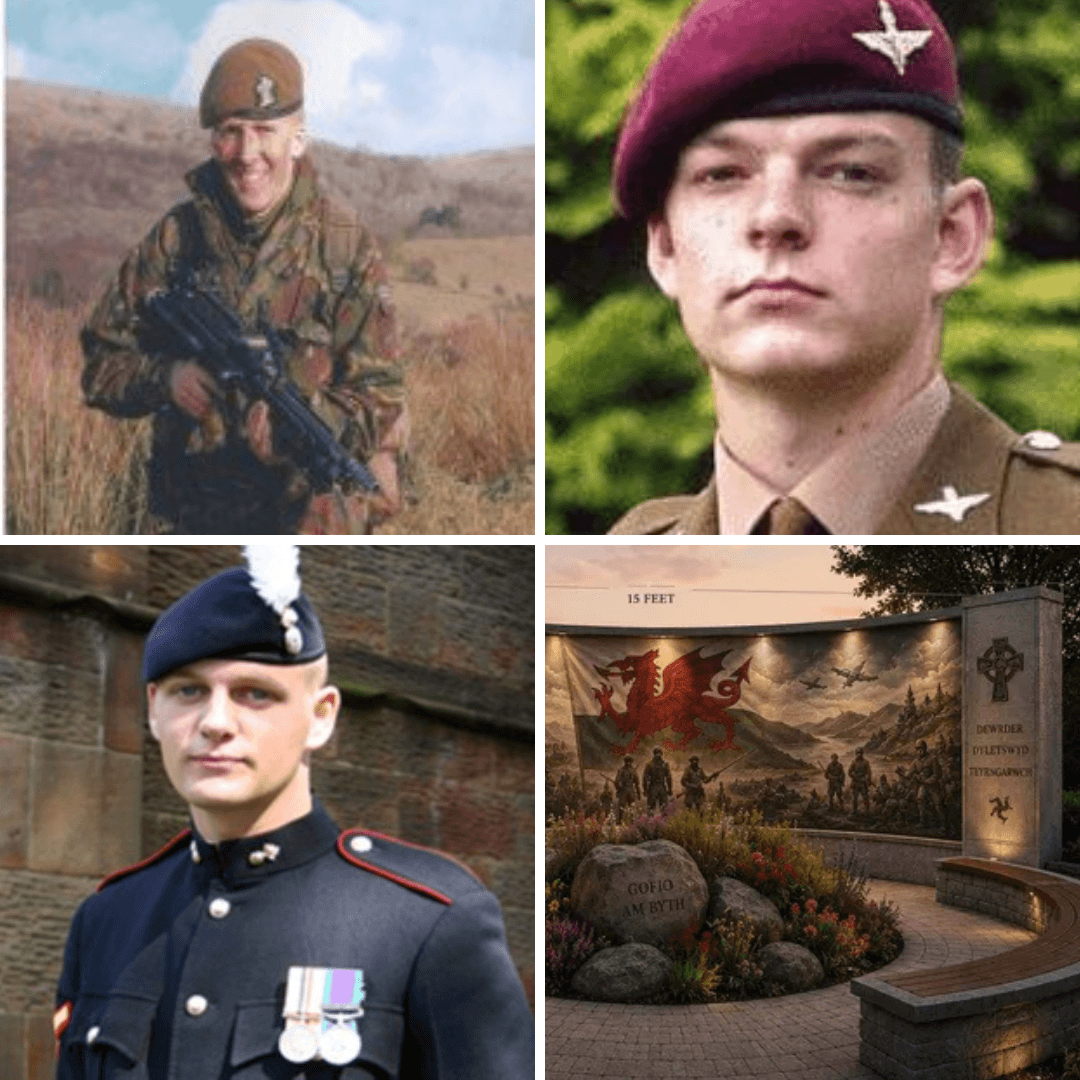 Private Kyle John Adams, Private James Prosser and Corporal Michael John Thacker