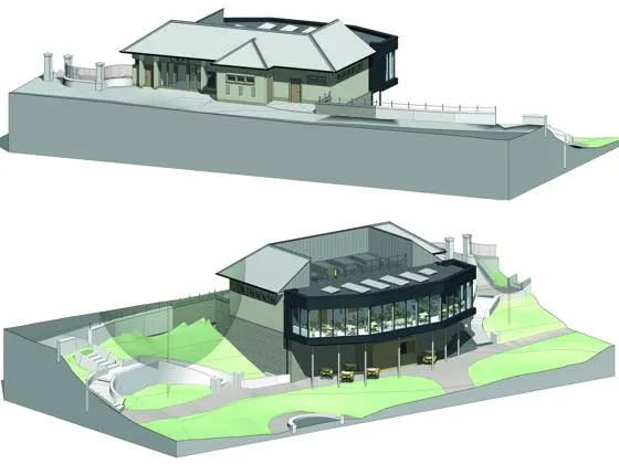 Cafe Proposed 3D Views
