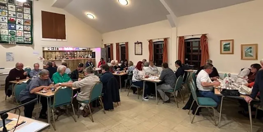 Hall in use