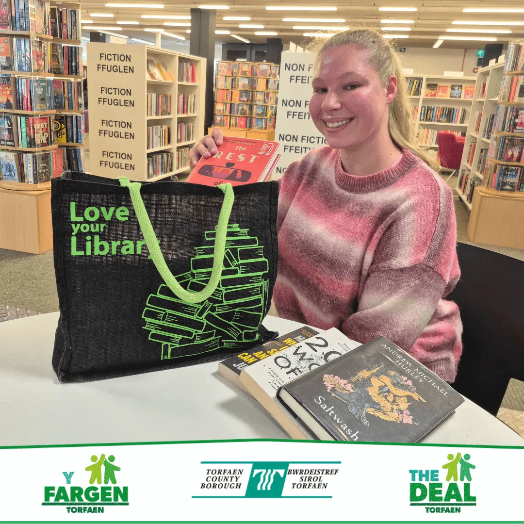 Katie Rees, a Library@Home service volunteer