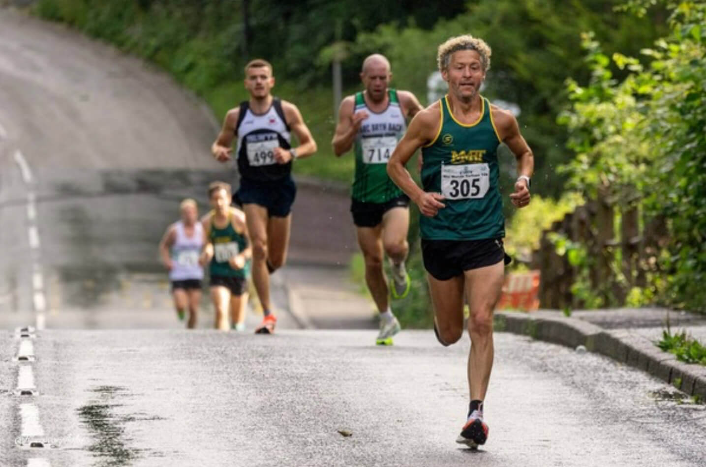 Runners taking part in the Mic Morris Torfaen 10K