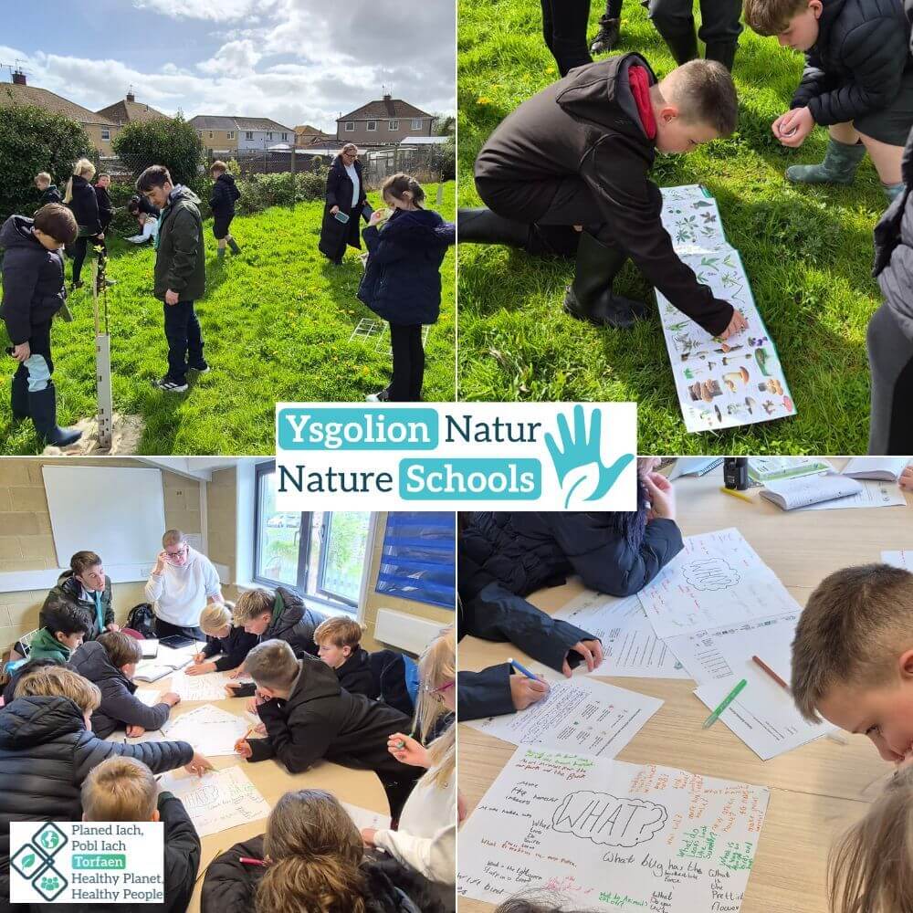 Pupils at Padre Pio Primary School taking part in the Nature Schools programme