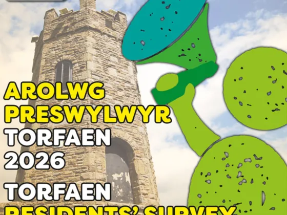 Torfaen Residents' Survey 2026 Poster