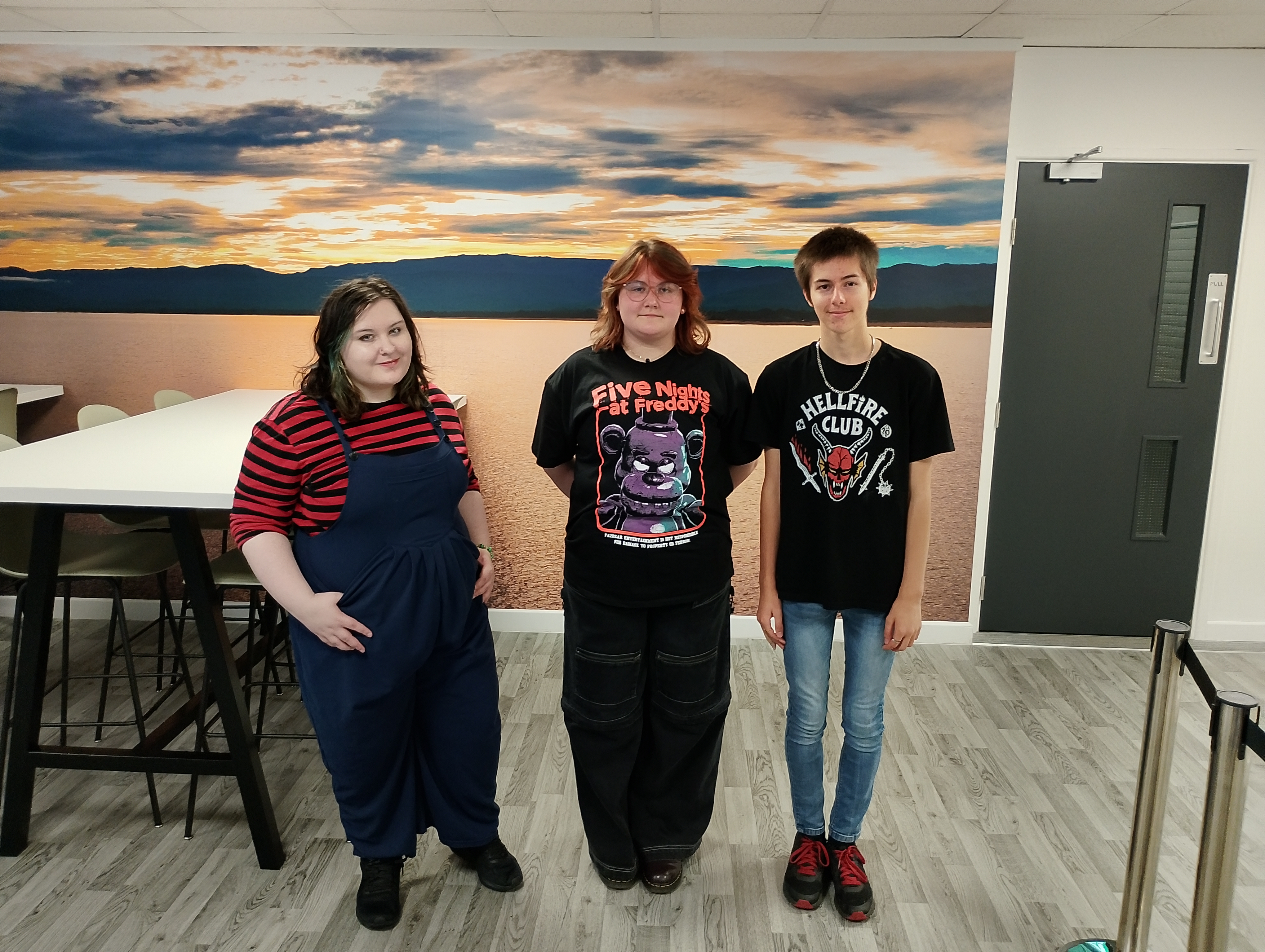 Charlotte Rapier, Ellen Marsh and Riley Heard, our new young leaders