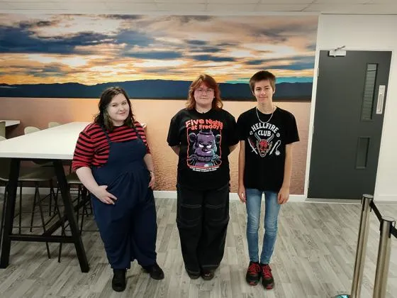 Charlotte Rapier, Ellen Marsh and Riley Heard, our new young leaders